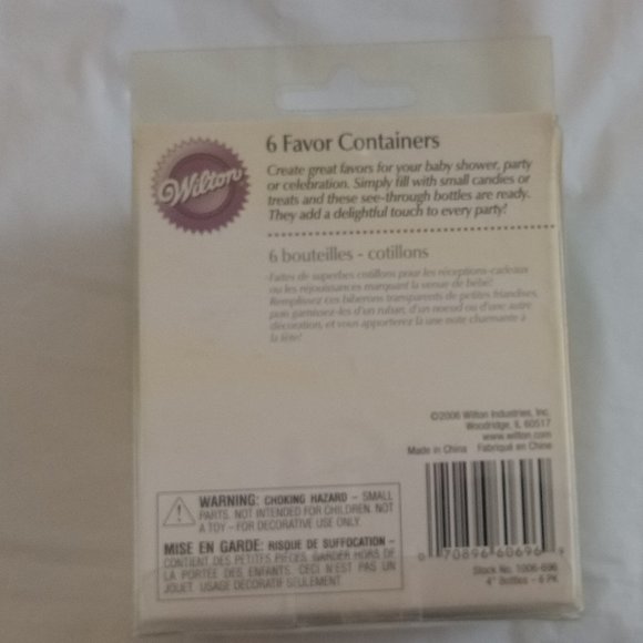 COPY - Wilton Mini Baby Bottles Shower Favors NWL 6 Count Accents Gifts Dollhou… - Picture 2 of 5
